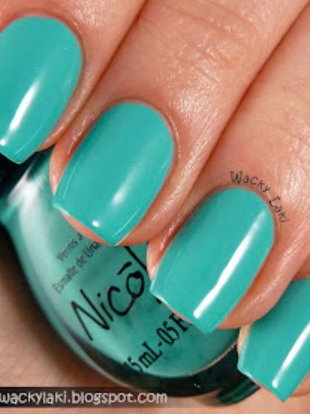 NICOLE By O.P.I. Nail Polish Color NI 443 TEAL ME SOMETHING NEW HTF